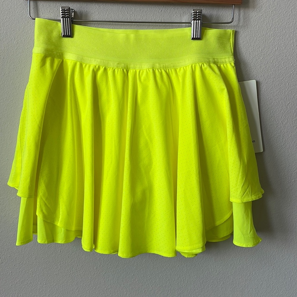 lululemon athletica Neon Yellow Skort